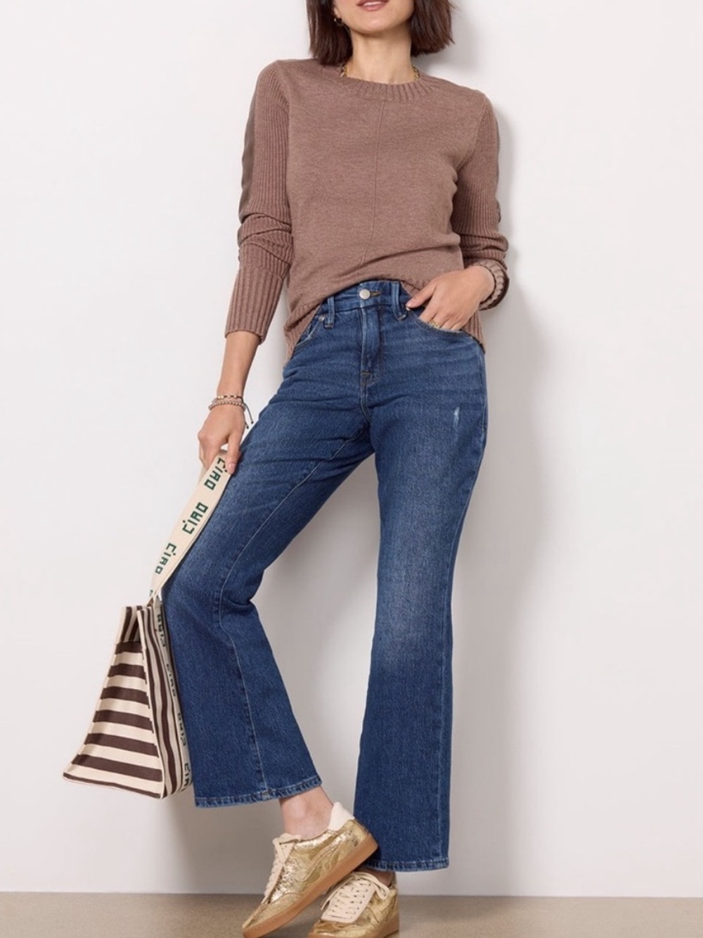 Good American Good Petite Bootcut Jeans